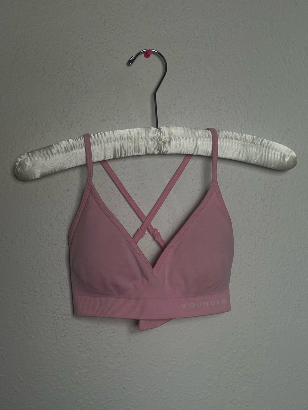 YoungLA Core Seamless Sports Bra W327- Pink Punch